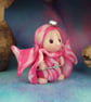 Tiny Angelic Winged Gnome 'Ruahh' OOAK Sculpt by Ann Galvin - Image 2