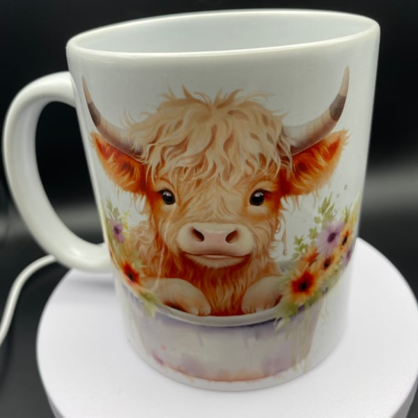 110z highland cow mug 