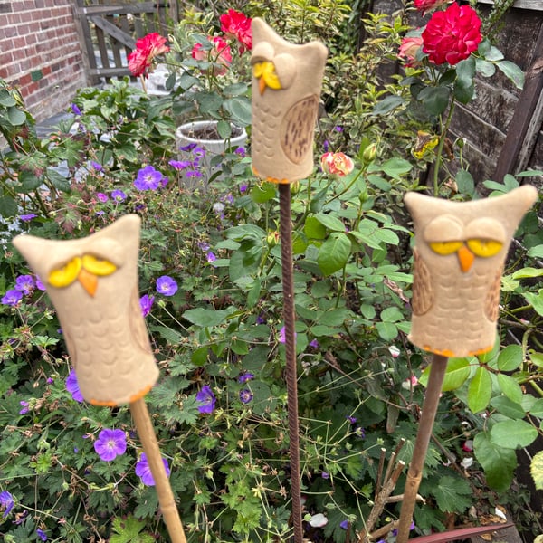 Owl Cane Topper