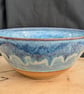Large blue toasted bowl