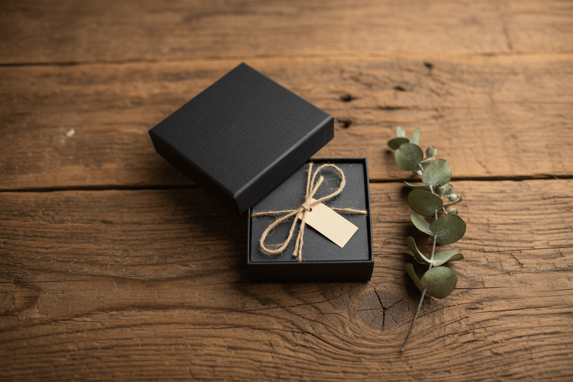 Personalised slate Coasters Set of 4 in presentation box