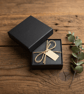 Personalised slate Coasters Set of 4 in presentation box - Image 1