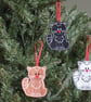 cat gingerbread pet keepsake hanging tree ornament - Image 3