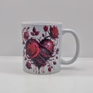 Gothic Heart Mug.
