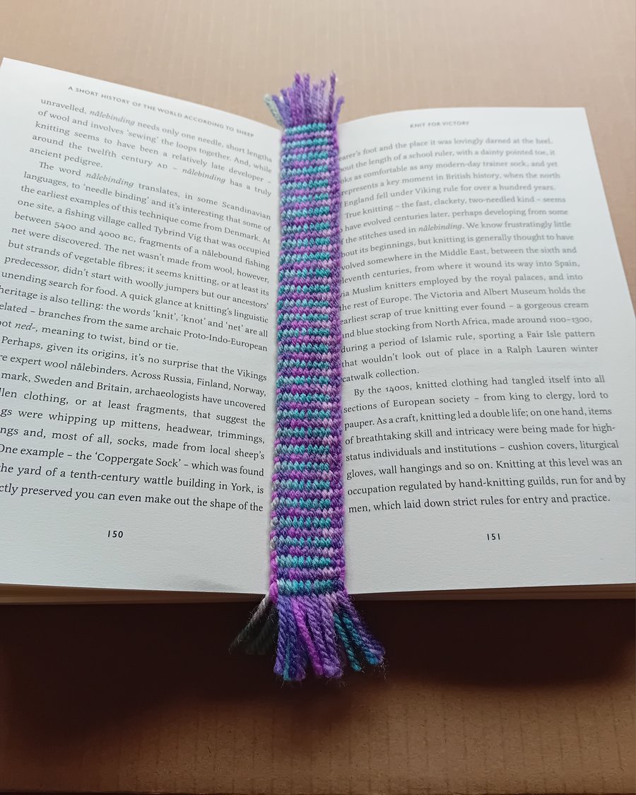 Handwoven bookmark 