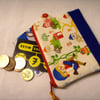    SALE  SALE  SALE    Jack and the beanstalk coin purse