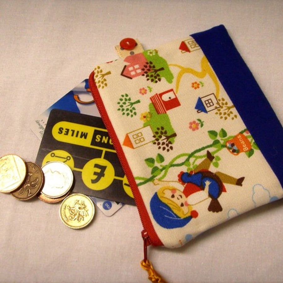    SALE  SALE  SALE    Jack and the beanstalk coin purse