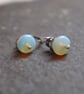 Silver opalite earrings - Image 3