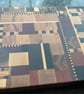 Large End Grain Hardwood Cutting Board: urbanChaos Pattern, Handmade - Image 4