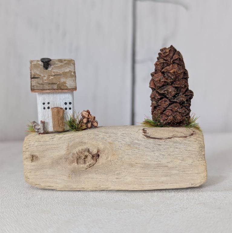 Autumn at the Bothy - Handmade Tiny Wooden Country Home Decor 