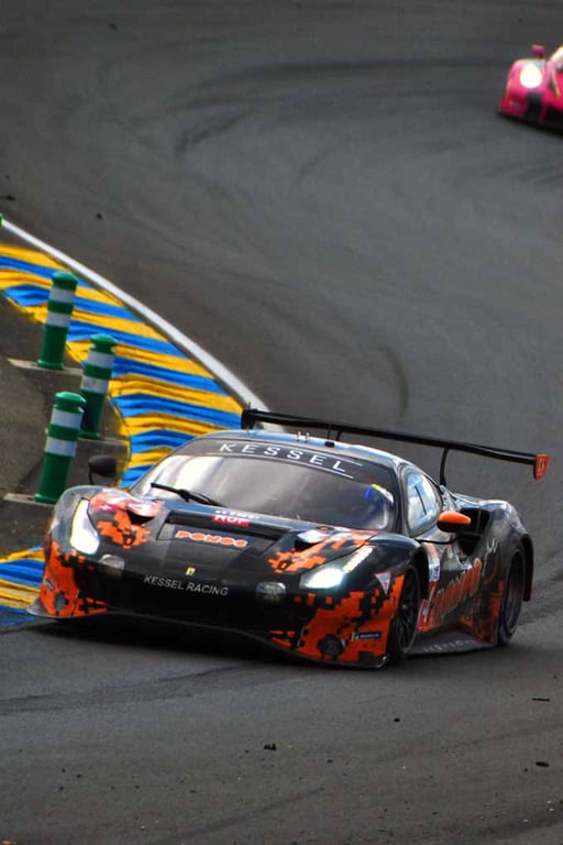 Ferrari 488 GTE EVO no74 24 Hours of Le Mans 2023 Photograph Print