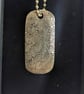 Hand Forged Damasteel Bluetongue™ Dog Tag