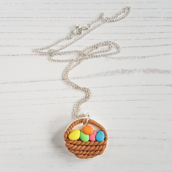 Easter Egg Basket necklace