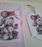 Birthday card and gift tag. Celebratory card. Ref 449 - Image 3
