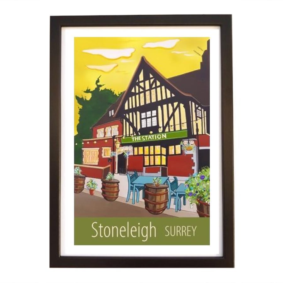Stoneleigh, Surrey - Black frame