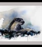 Otter, Professional Giclée Print. - Image 2