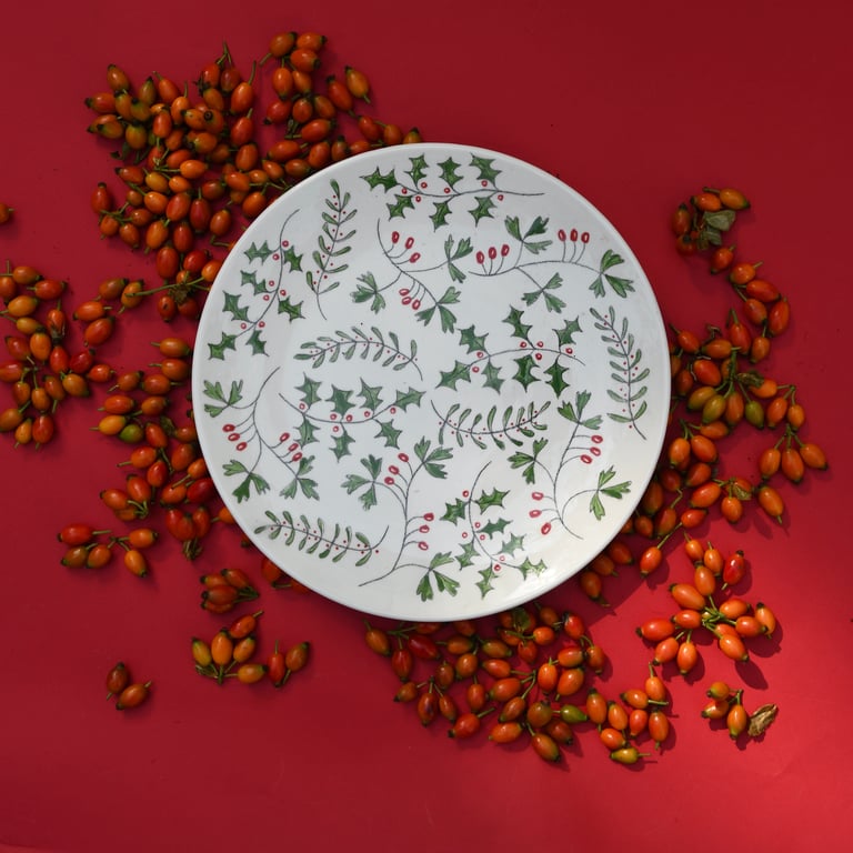 Winter Berries Platter - SALE
