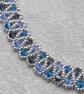 Shades of Blue Netted Necklace - Image 3