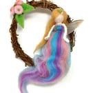 The Crafty Kit Company 'Summer Fairy Wreath' Needle Felting Kit