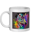 Watercolour Zebra 2 - Bright, Vivid Wildlife Mug