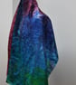 Silk hand dyed scarf, shawl or wrap - rainbow - Image 9