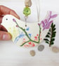 Handmade Ceramic Bird Hanging Decoration
