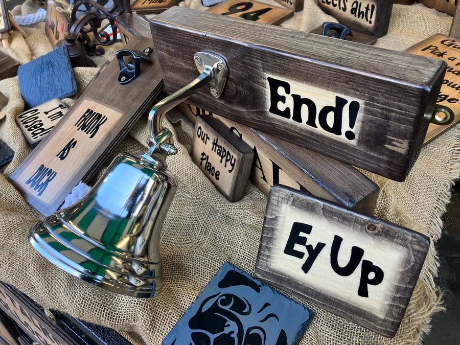 Last orders bell, bell end, bar accessories