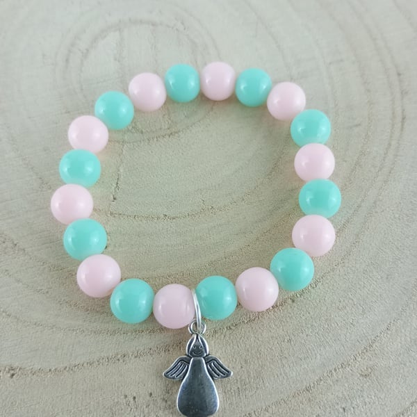Kids Angel Bracelet To Fit Ages 3 - 4years -  Size 5.2 inches (13 cms)