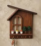 Handmade Wooden House Key Holder - Housewarming Gift - Image 3