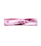 Babies Headband, Babies Hairband, Newborn Baby Headband, Pink-Silver Hearts-BAB1 - Image 2