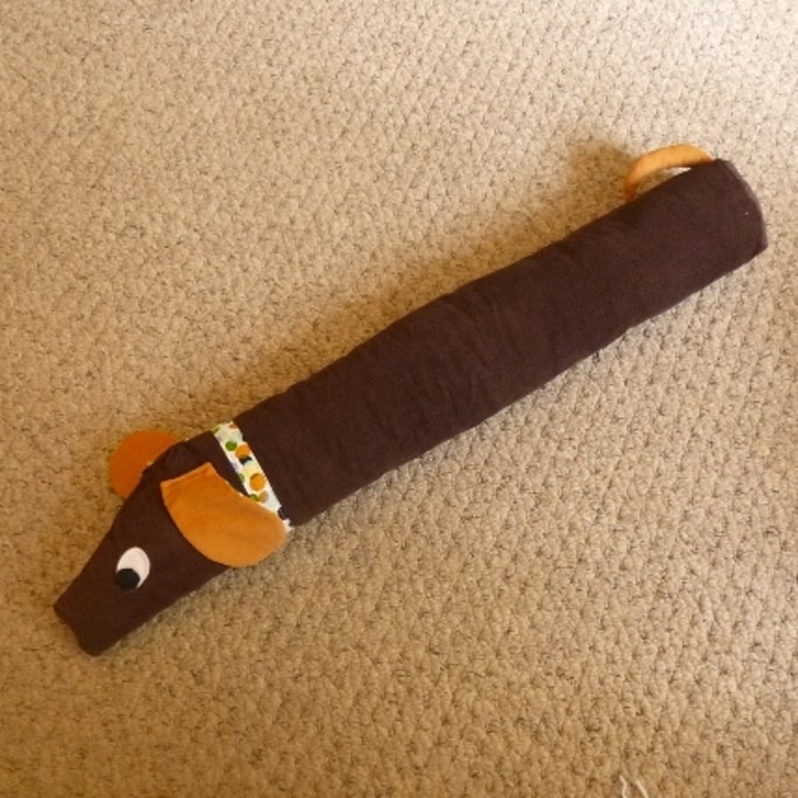 Fido Draught Excluder sausage Dog Draft Handmade gift