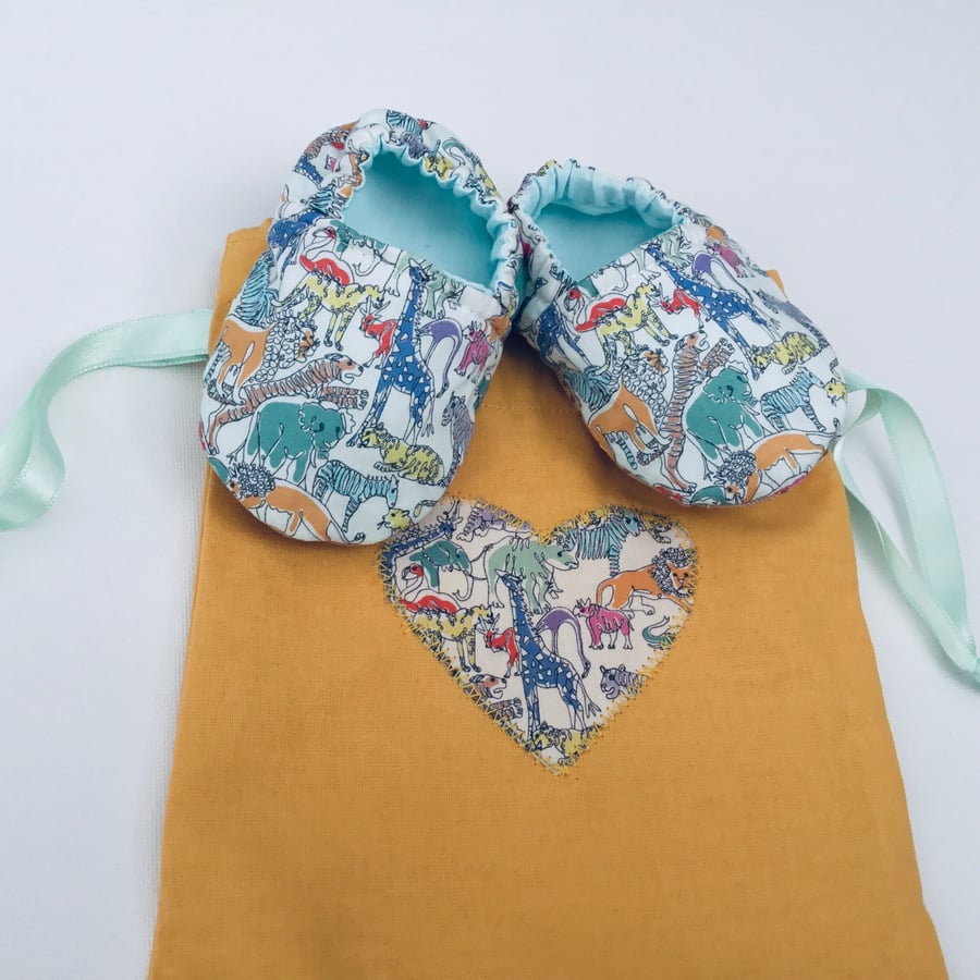 Liberty Baby Shoes With Free Bag