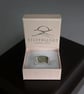 Silver Wide Band Patterned Ring - Image 7