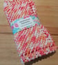 Hand knitted cotton dishcloths: set of 3 - Image 4