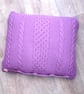 Recycled Repurposed Pink Cable Cushion.  - Image 2
