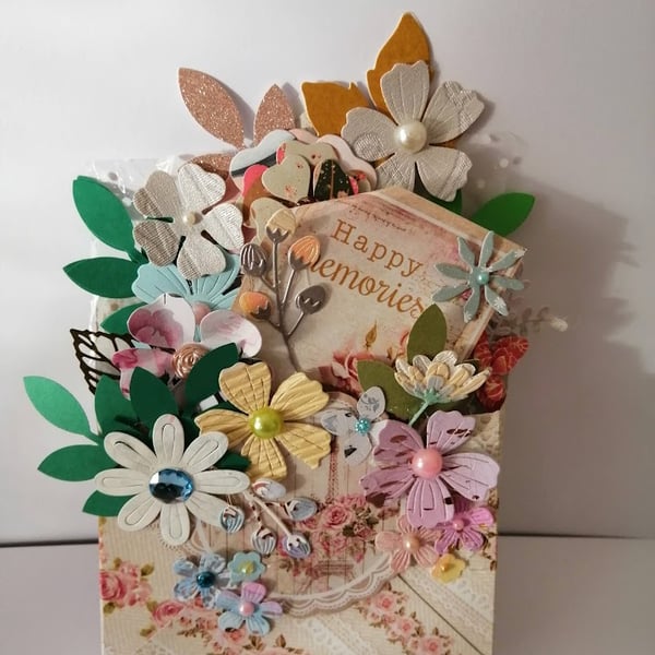 Gorgeous Envelope Box bouquet card
