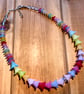 Acrylic flower necklace - Image 1
