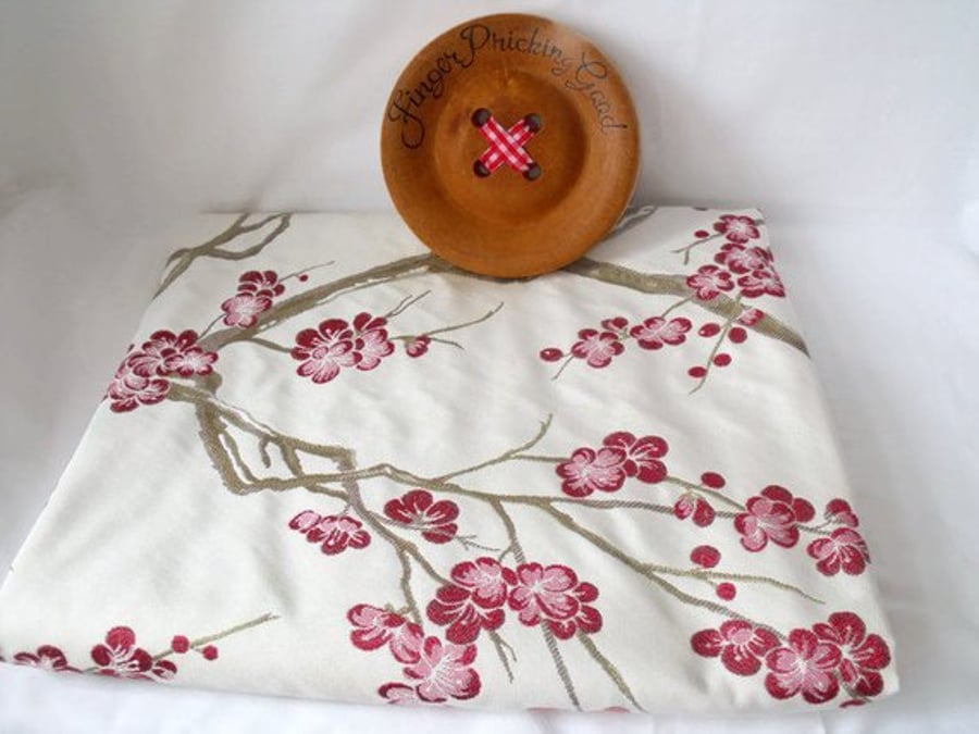 Dunelm mills blossom curtain fabric remnant, so... Folksy