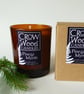 Pine & Myrtle Amber Soya Candle Medium 150g  - Image 3