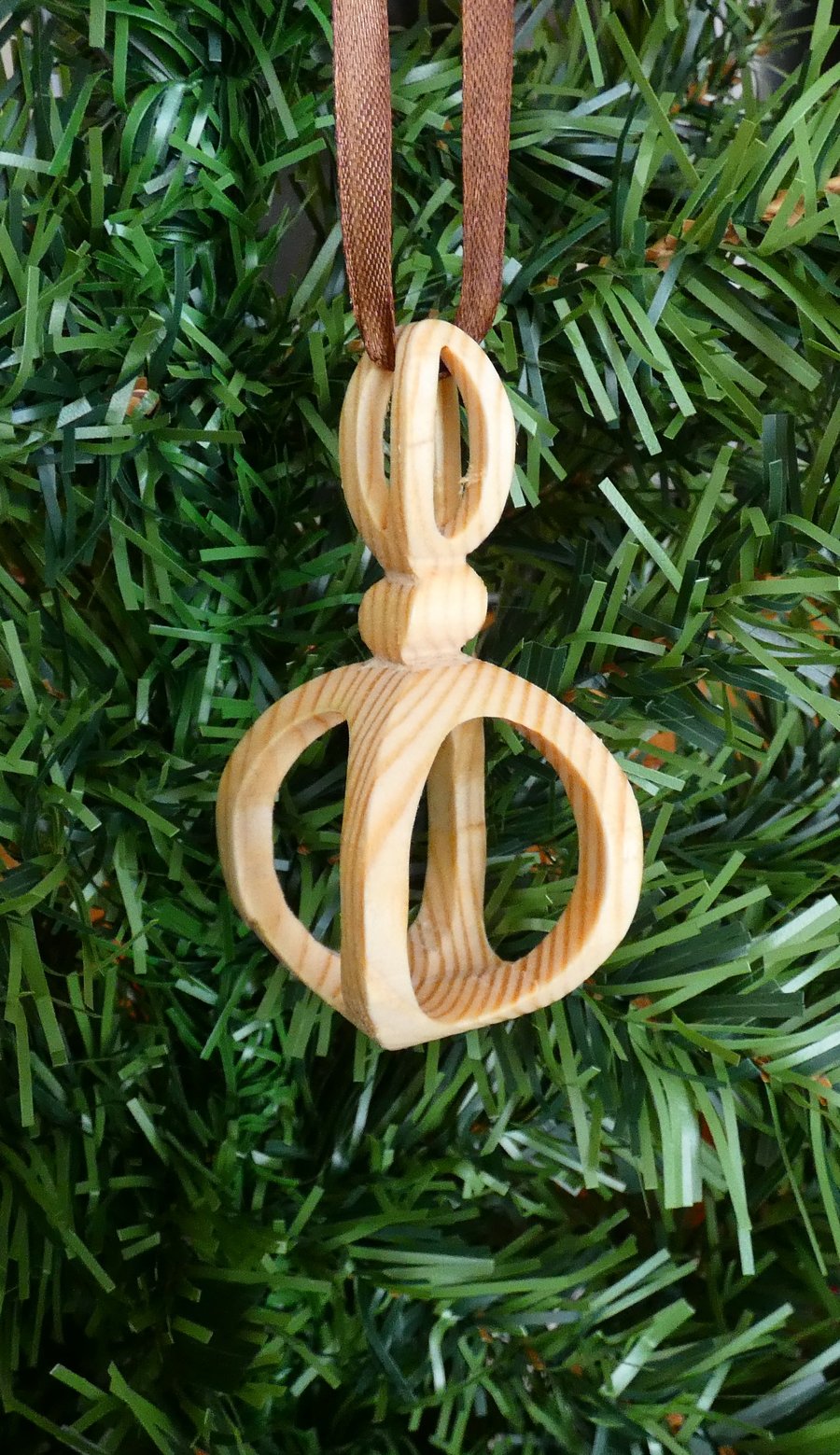 Unusual Wooden 3D Christmas Decoration