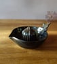 Hand Thrown Dark Green Stoneware Lemon Juicer  - Image 4