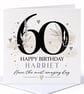 Personalised 60th Birthday Card For Her Daughter Sister Friend Mum Nanna Grandma