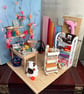 Craft Room Book Nook Miniature Diorama - Image 10