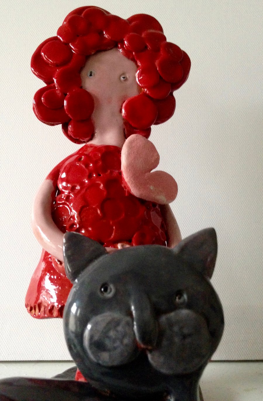 FENG TOOTSIE & CAT  SCULPTURES & FREE UK DELIVERY