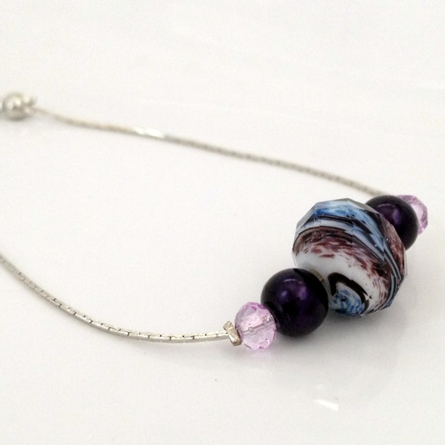 Purple & Blue Swirl Bracelet