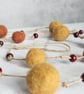 Felt Ball Garland, Bunting - Woodland, Autumn colours, rustic, Autumn - Image 6