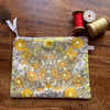 Vintage Daisy chain zip pouch
