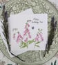 Foxglove hand-painted "Mum" Birthday card