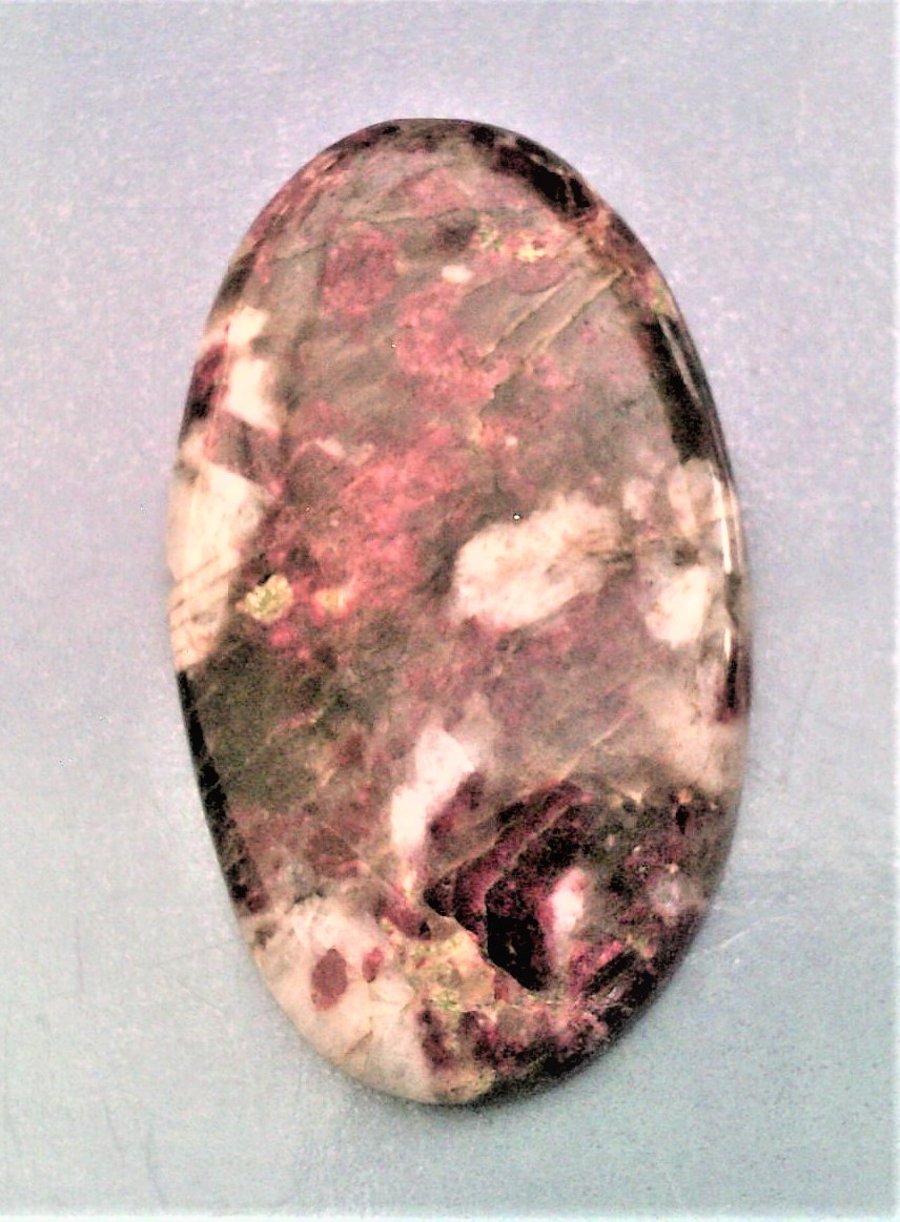 Lepidolite Cabachon, Oval Gemstone for Making Wire Wrapped Pendants, Craft