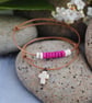 Friendship Bracelets-TWO leather howlite & coconut shell - Image 1